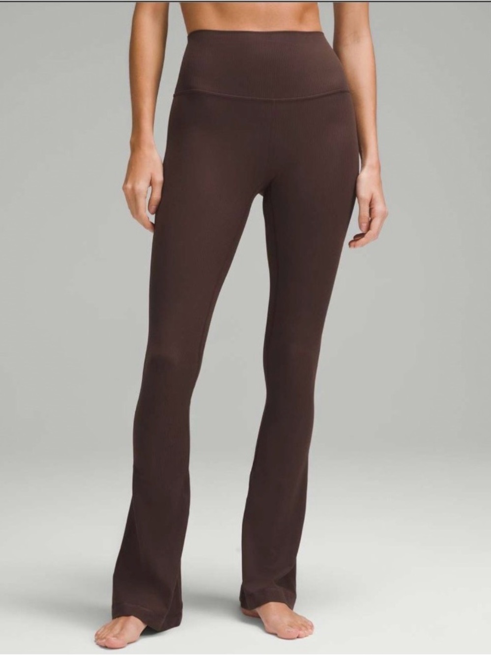 Lululemon Align Ribbed Mini-Flared Pant *Extra Short Espresso Size 2